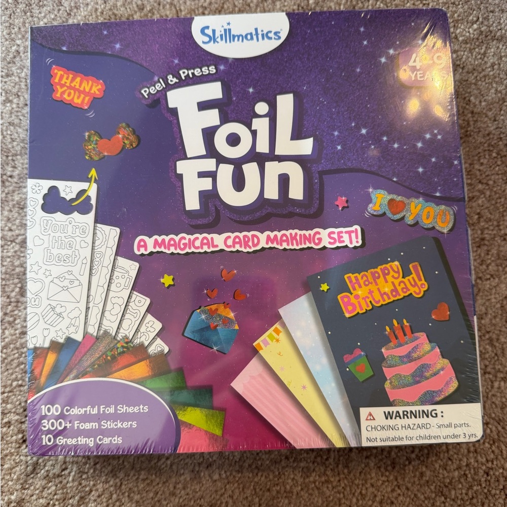 Skillmatics Foil Fun Card Kit - Unopened!
